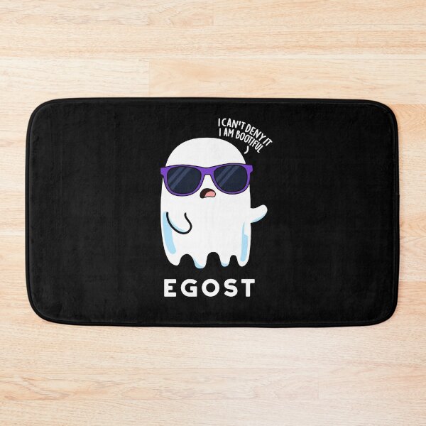 Item preview, Egost Halloween Funny Ego Ghost Puns (Dark BG) designed and sold by punnybone.