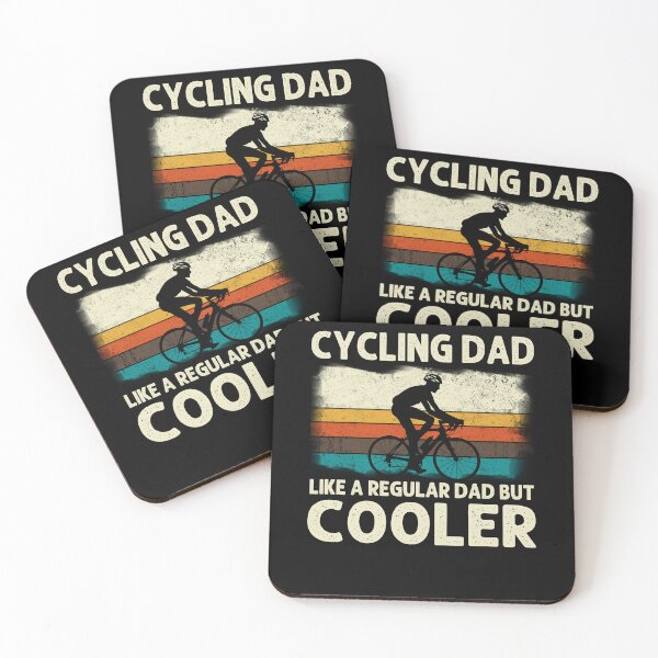 Item preview, Cycling Dad Like a Regular Dad But Cooler Retro Fathers Day Gift designed and sold by Simeon	 Dorelus.