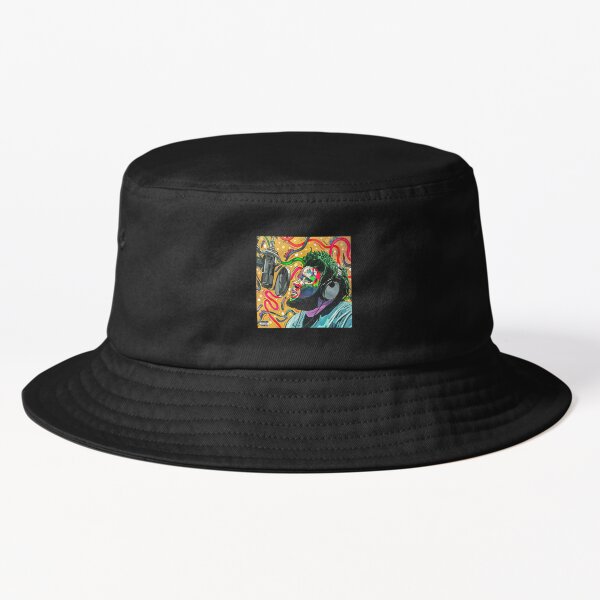 Wave Bucket Hat - Black