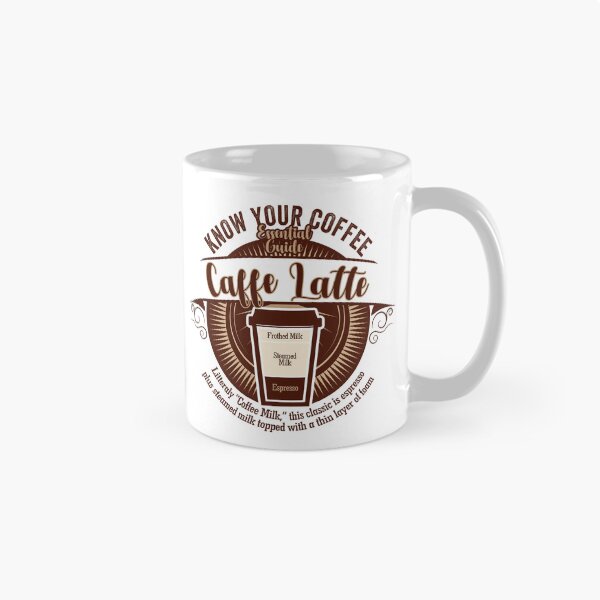 Item preview, Know Your Coffee Essential Guide Collection. Caffe Latte Version designed and sold by More-dan-Prints.