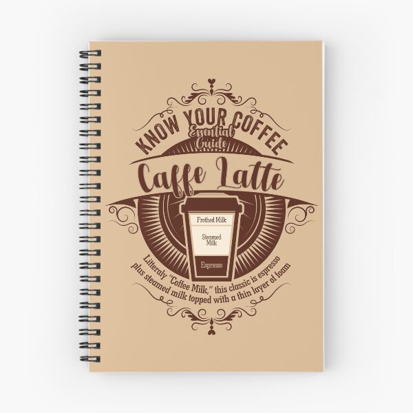 Item preview, Know Your Coffee Essential Guide Collection. Caffe Latte Version designed and sold by More-dan-Prints.
