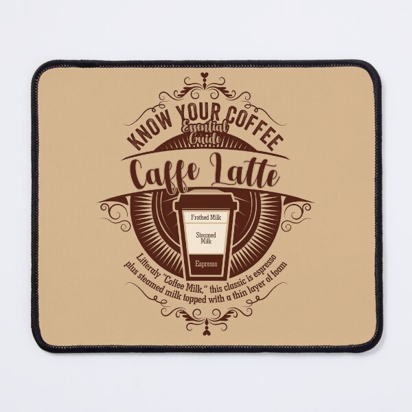 Item preview, Know Your Coffee Essential Guide Collection. Caffe Latte Version designed and sold by More-dan-Prints.