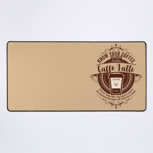 Item preview, Know Your Coffee Essential Guide Collection. Caffe Latte Version designed and sold by More-dan-Prints.