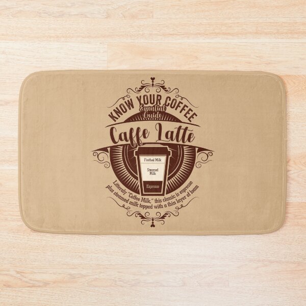 Item preview, Know Your Coffee Essential Guide Collection. Caffe Latte Version designed and sold by More-dan-Prints.