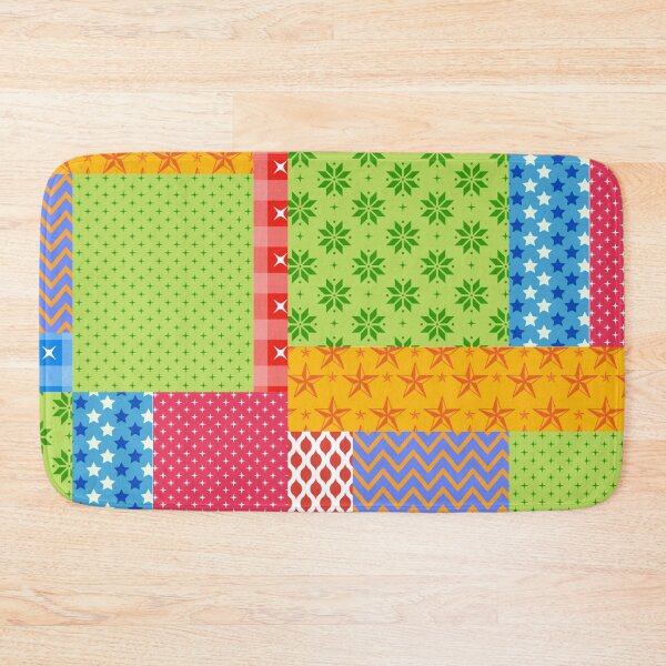 Item preview, patchwork pattern designed and sold by DerSenat.