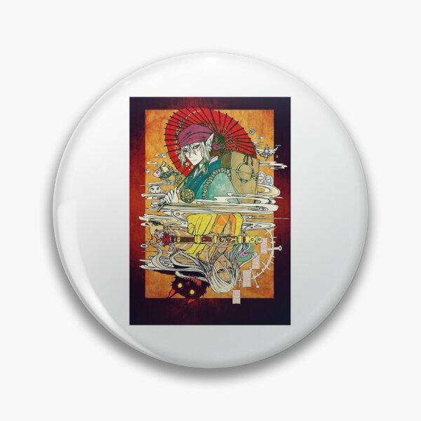 Item preview, Kusuriuri Go with Moon Eyes Wolf Princess Mononoke      designed and sold by VtgFandesign.
