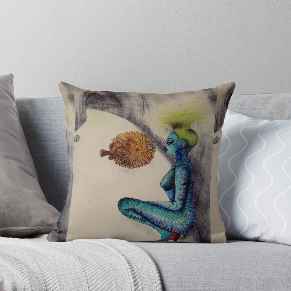 Item preview, Throw Pillow designed and sold by psyclonicstudio.