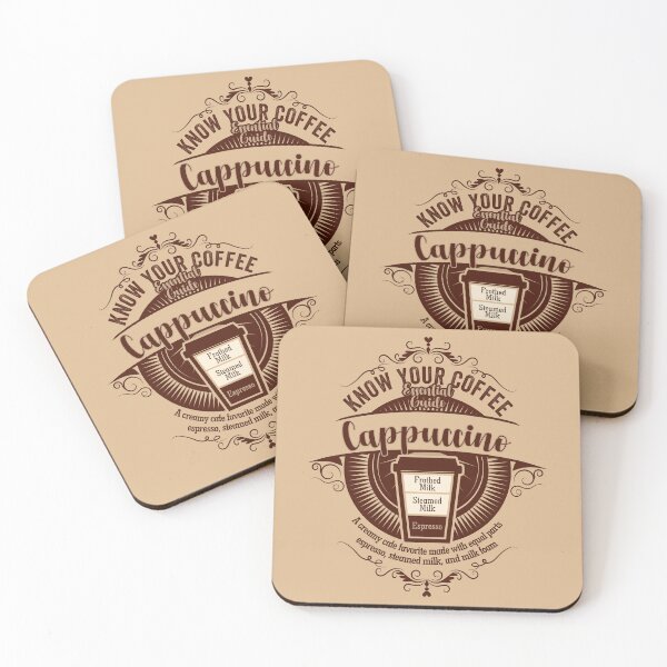 Item preview, Know Your Coffee Essential Guide Collection. Cappuccino Version designed and sold by More-dan-Prints.