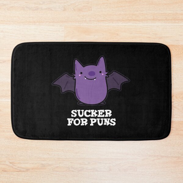 Item preview, Sucker For Puns Funny Baby Bat Puns (Dark BG) designed and sold by punnybone.