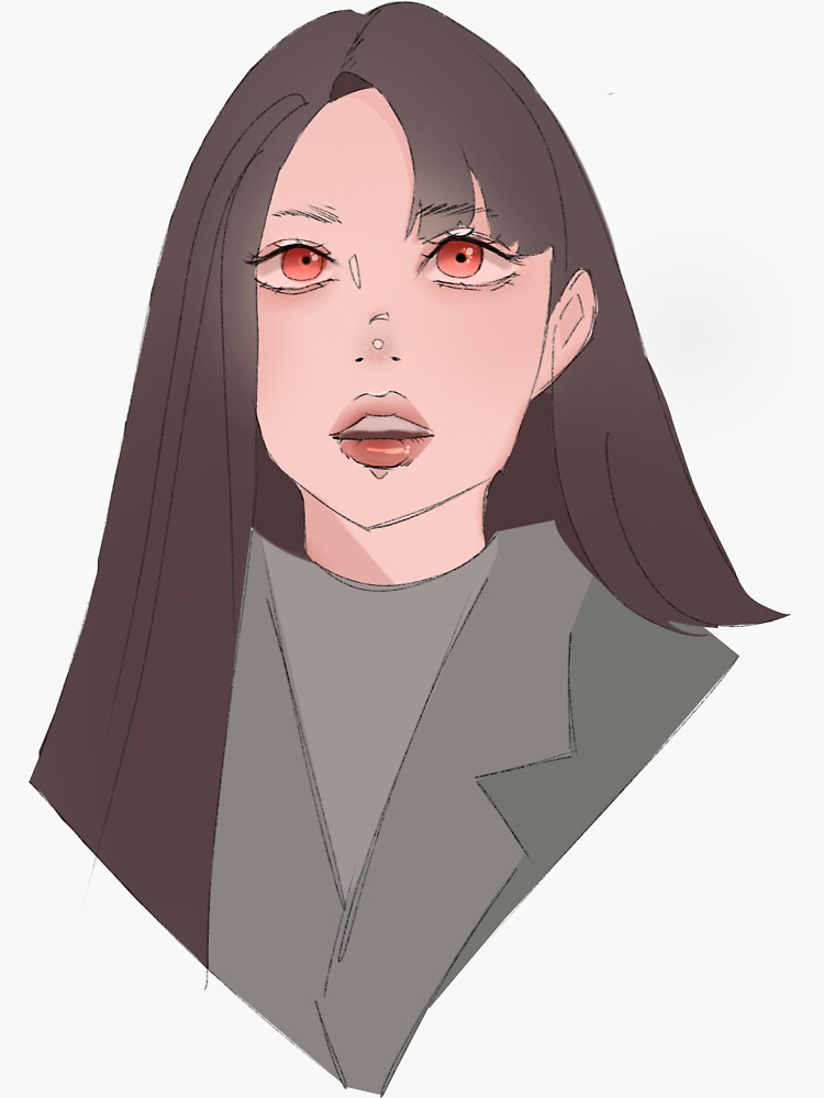 "Anime Sticker" Sticker for Sale by HLCDesigns Redbubble