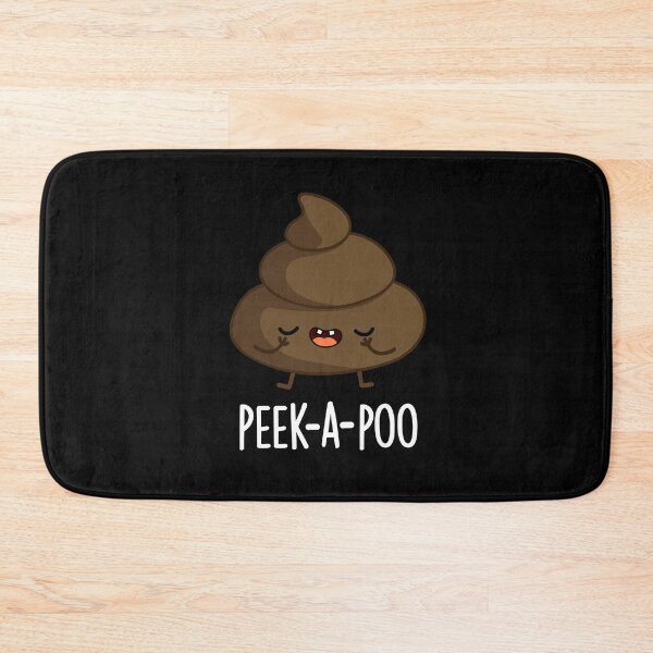 Item preview, Peek A Poo Funny Poop Puns (Dark BG) designed and sold by punnybone.