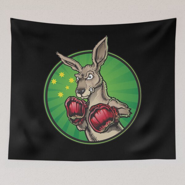 Item preview, Boxing kangaroo designed and sold by BRODYSMITHS.