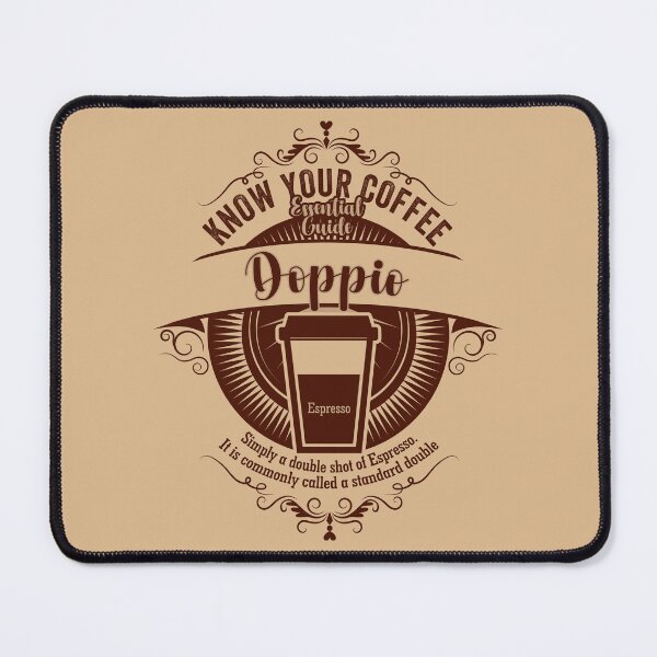 Item preview, Know Your Coffee Essential Guide Collection. Doppio Version designed and sold by More-dan-Prints.