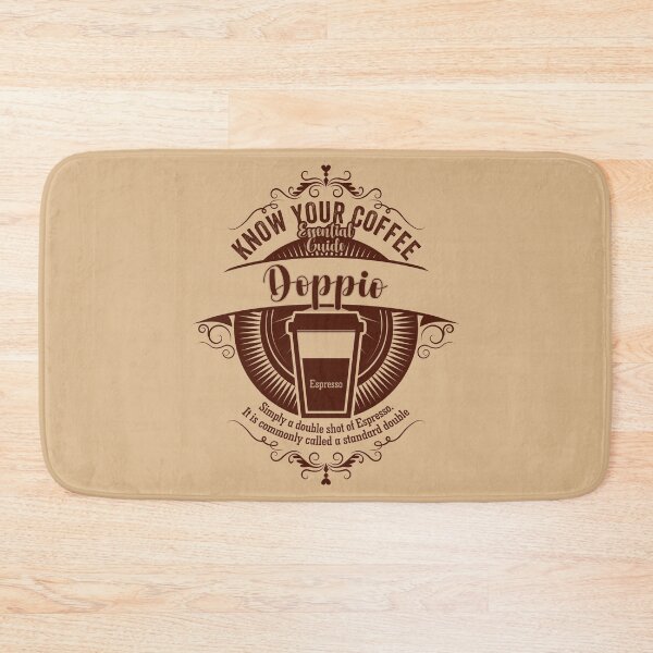 Item preview, Know Your Coffee Essential Guide Collection. Doppio Version designed and sold by More-dan-Prints.