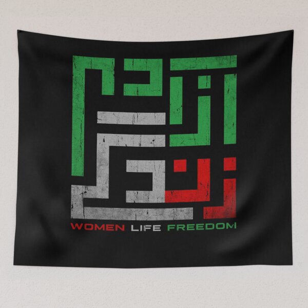 Item preview, Women Life Freedom Iran Mahsa Amini mahsaamini designed and sold by BRODYSMITHS.