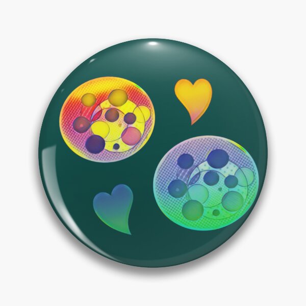 Item preview, Hearty dots: colorful graphic pattern with a heart designed and sold by kikidu21.