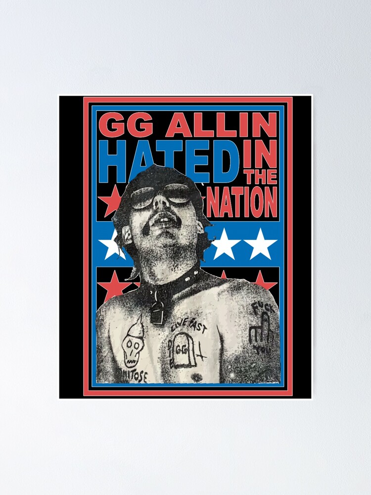 "GGALLINHatedintheNation" Poster for Sale by Redbubble
