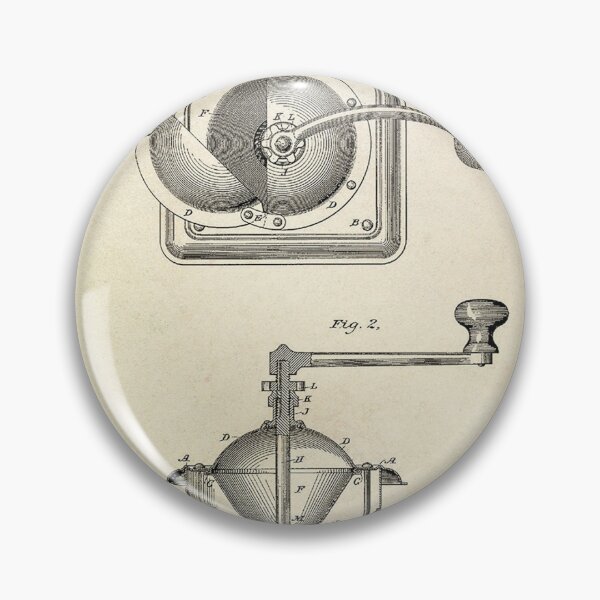 Item preview, Coffee Mill Vintage Patent designed and sold by zemlakr.
