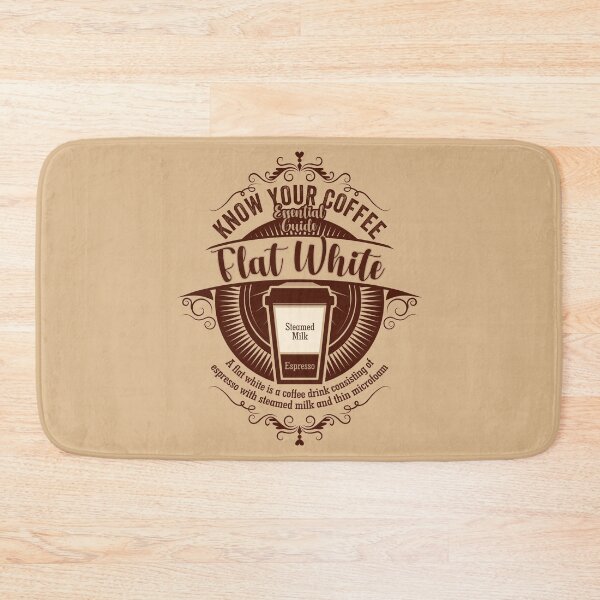 Item preview, Know Your Coffee Essential Guide Collection. Flat White Version designed and sold by More-dan-Prints.