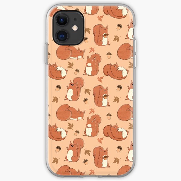 Red Squirrels iPhone Soft Case