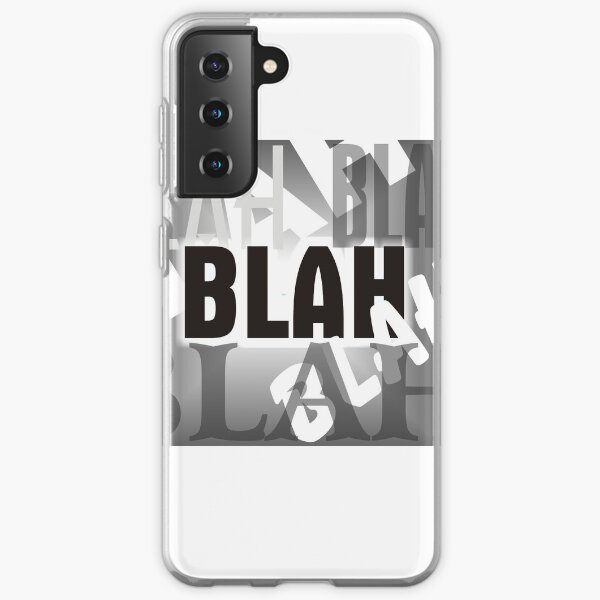 Blah Blah 1 Samsung Galaxy Soft Case