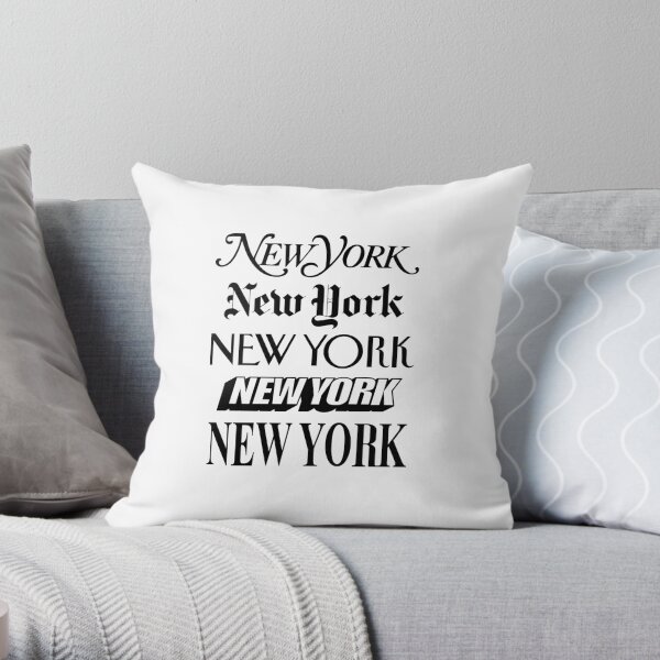 New York New York Throw Pillow