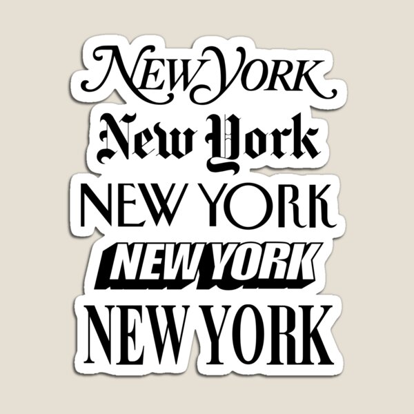 New York New York Magnet