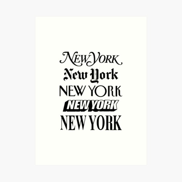 New York New York Art Print