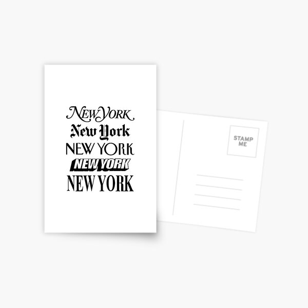 New York New York Postcard