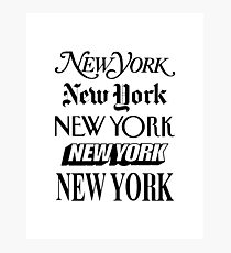 New York New York Photographic Print