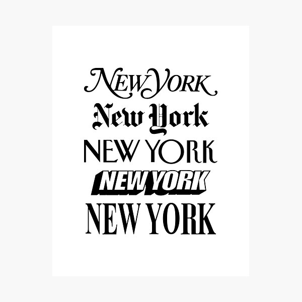 New York New York Photographic Print