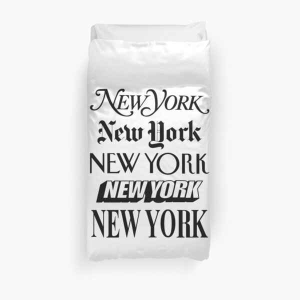 New York New York Duvet Cover