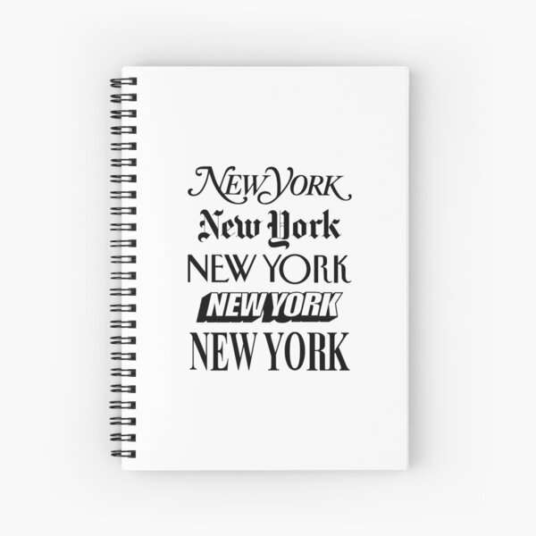 New York New York Spiral Notebook