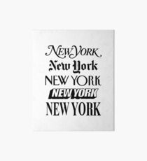 New York New York Art Board