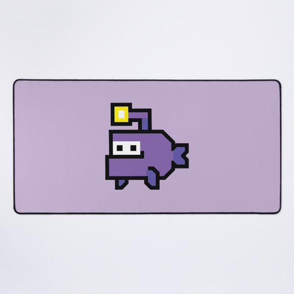 Item preview, Purple angler Fish in the colorful universe - Cartoon fish designed and sold by Noice2D.
