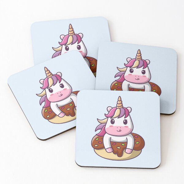 Item preview, Cute Unicorn with Sweet Donut designed and sold by Berryl09.