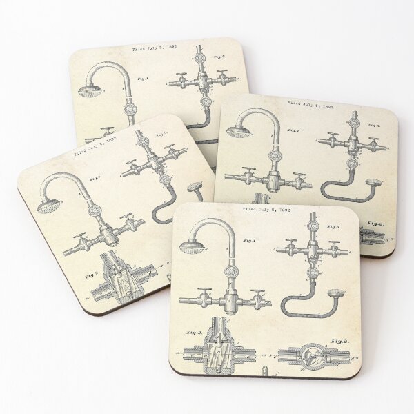 Item preview, Vintage Faucet Patent designed and sold by zemlakr.