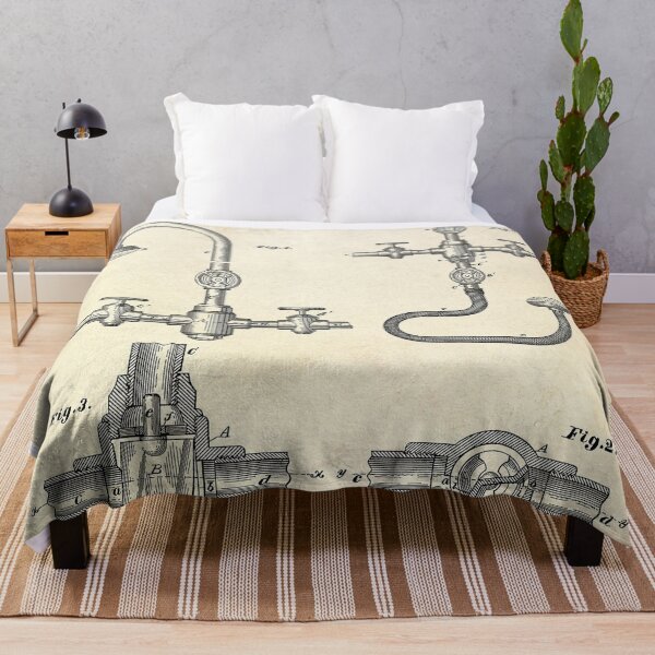 Item preview, Vintage Faucet Patent designed and sold by zemlakr.