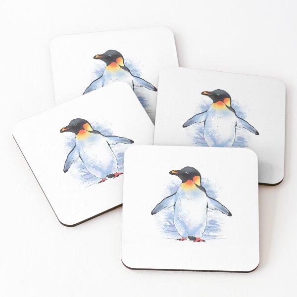 Item preview, penguin watercolor designed and sold by DerSenat.
