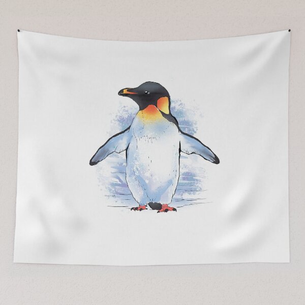 Item preview, penguin watercolor designed and sold by DerSenat.