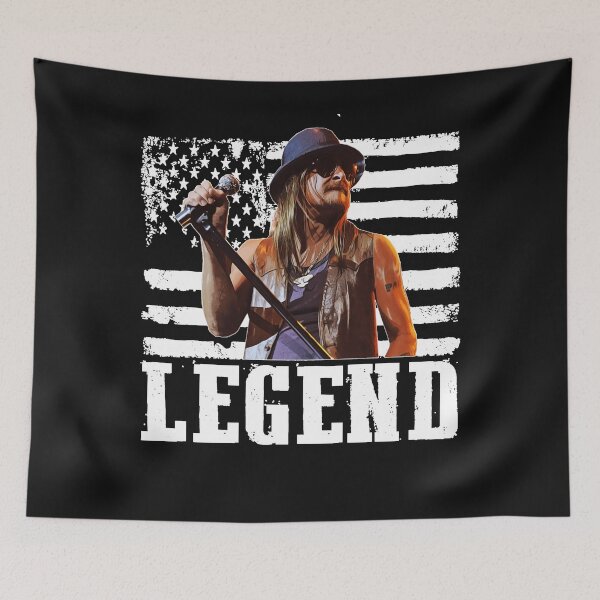 Item preview, Distressed American Flag Name Music Kid Rock Legend  designed and sold by MatthewHitchcox.