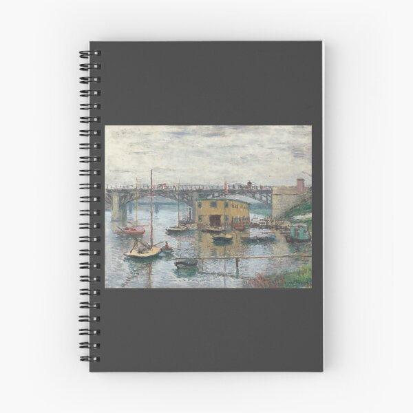 Item preview, Bridge at Argenteuil on a Gray Day 1876 by Claude Monet Classic designed and sold by MaxSchmi.