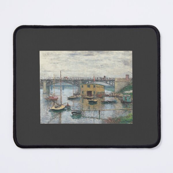 Item preview, Bridge at Argenteuil on a Gray Day 1876 by Claude Monet Classic designed and sold by MaxSchmi.