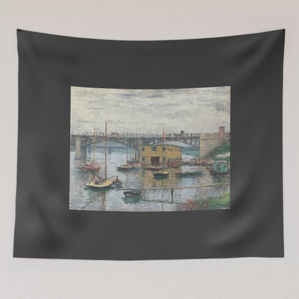 Item preview, Bridge at Argenteuil on a Gray Day 1876 by Claude Monet Classic designed and sold by MaxSchmi.