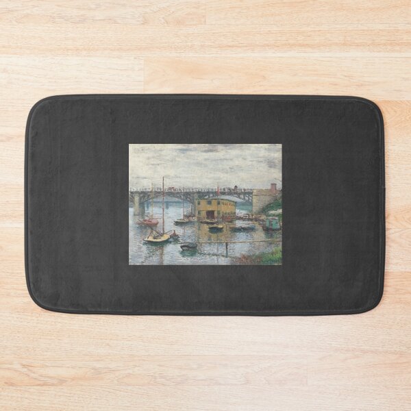 Item preview, Bridge at Argenteuil on a Gray Day 1876 by Claude Monet Classic designed and sold by MaxSchmi.