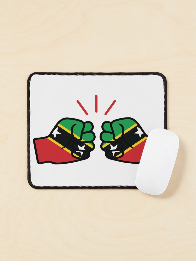 Thumbnail 1 of 5, Mouse Pad, We Run Tings, St. Kitts & Nevis (Caribbean/West Indian Themed Merchandise) designed and sold by ChiefClothingUK.