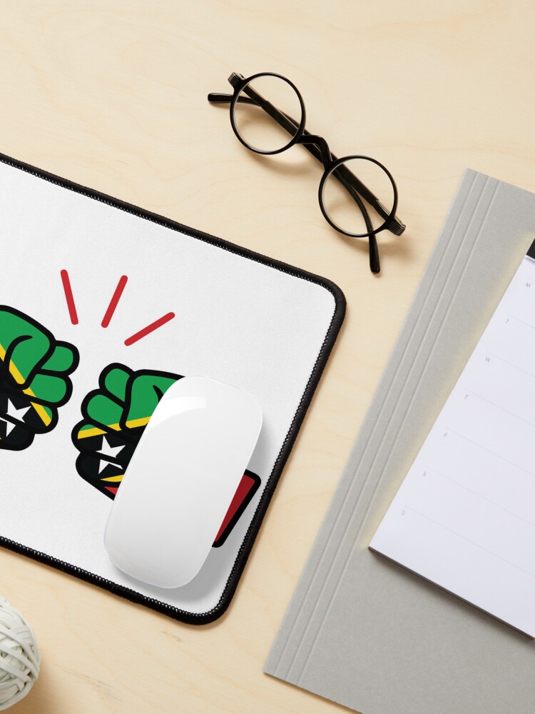 Thumbnail 3 of 5, Mouse Pad, We Run Tings, St. Kitts & Nevis (Caribbean/West Indian Themed Merchandise) designed and sold by ChiefClothingUK.