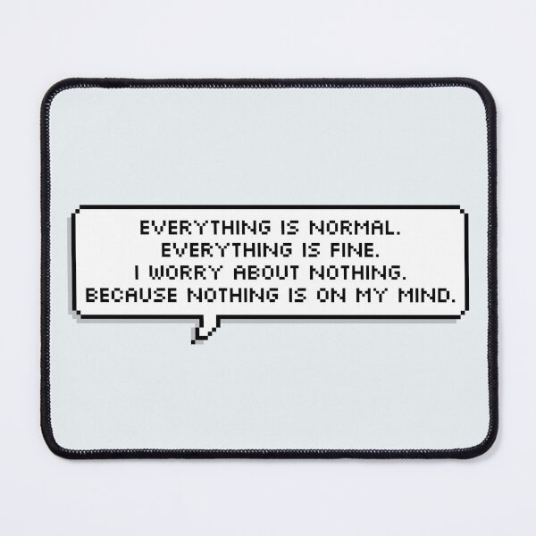 Item preview, Everything is normal Marble Hornets Text Bubble designed and sold by havensea.