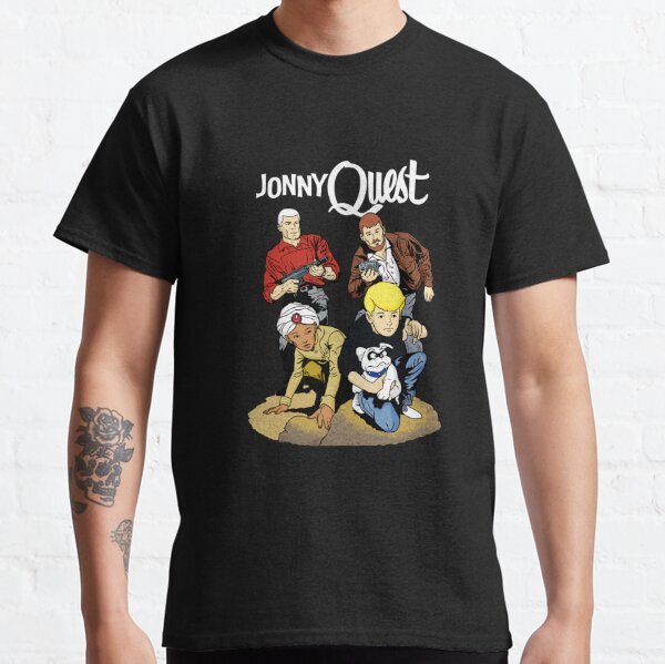 JONNY QUEST LOGO T-SHIRT HANNA BARBERA CARTOON ANIMATION