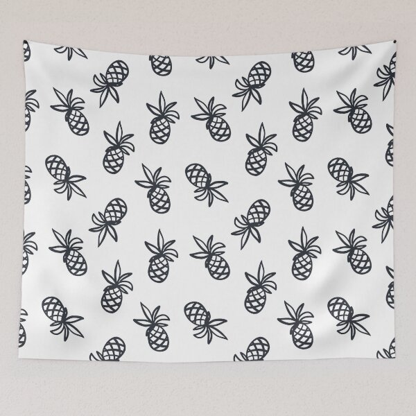 Item preview, Pineapple Outline Pattern Texture designed and sold by PineLemon.